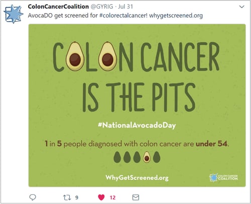 Colon Cancer Coalition educational efforts