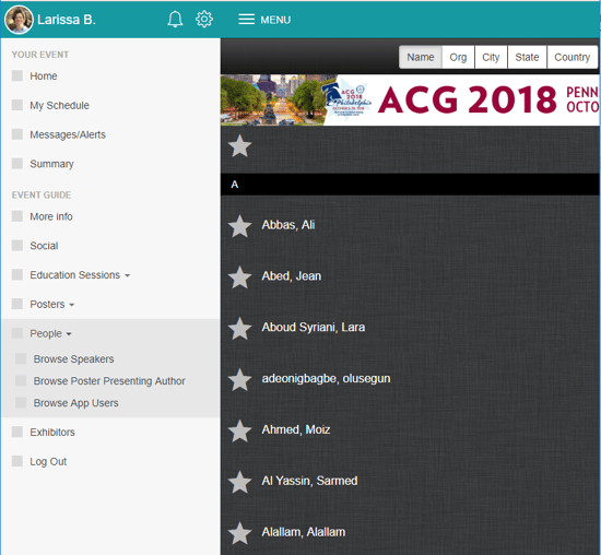 ACG 2018 attendees
