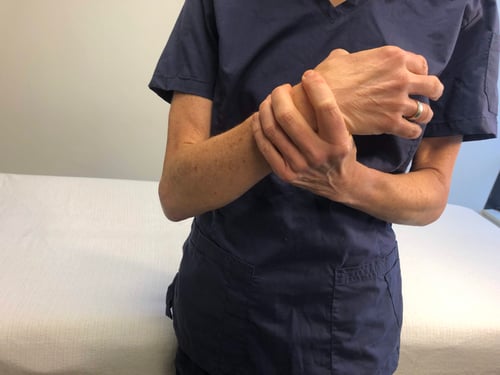 Wrist injury from patient handling