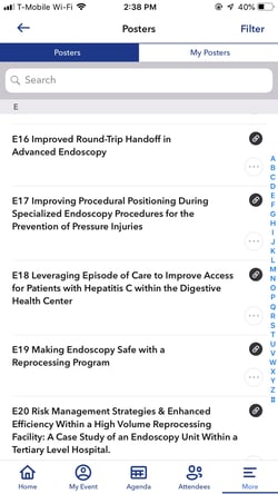 SGNA App Poster Sessions