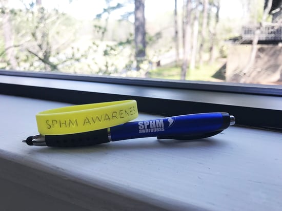 SPHM Awareness Month Bracelet and Pen_2