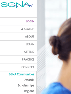 SGNA Main Menu
